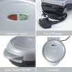 Picture of Dual Omelette Maker Electric - Easy Clean Non-Stick Cooking Plate - Makes Healthy Omelettes, Scrambled & Fried Eggs