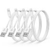 Picture of High-Speed USB to Lightning Cable for Apple iPhone Fast Charging & Data Transfer 1M White