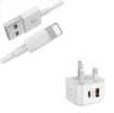 Picture of High-Speed USB to Lightning Cable for Apple iPhone Fast Charging & Data Transfer 1M White