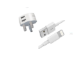 Picture of High-Speed USB to Lightning Cable for Apple iPhone Fast Charging & Data Transfer 1M White