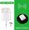 Picture of Wireless Charging Case Replacement For Airpods 2nd Generation With Bluetooth Pairing Sync Button