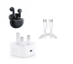 Picture of Apple AirPods 2nd Generation With Wireless Charging Case For Apple iPhone (Black)