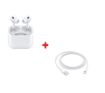 Picture of Airpods Pro With  MagSafe Wireless Charging Case For Apple Devices | White | Seller  Warranty | Active Noise Cancellation Wireless Airpods