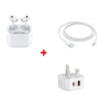 Picture of Airpods Pro With  MagSafe Wireless Charging Case For Apple Devices | White | Seller  Warranty | Active Noise Cancellation Wireless Airpods